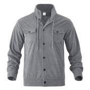 🔥Warm and Stylish✨Men's Corduroy Button-Down Long Sleeve Jacket