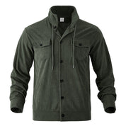 🔥Warm and Stylish✨Men's Corduroy Button-Down Long Sleeve Jacket