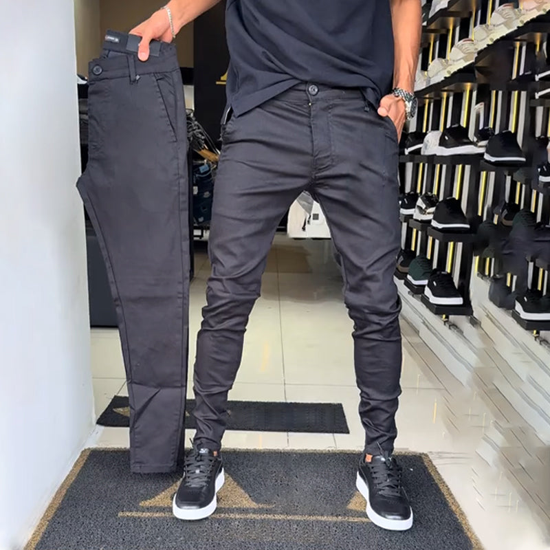 🔥Best Seller🔥Men’s Slim-Fit Casual Solid Color Pants