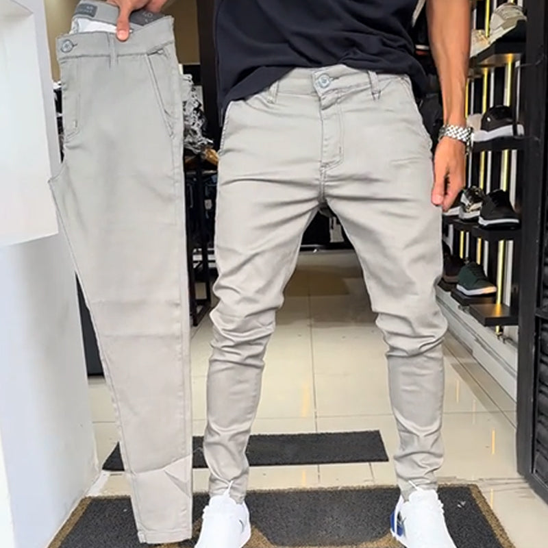 🔥Best Seller🔥Men’s Slim-Fit Casual Solid Color Pants