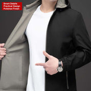✨Double-sided Wearable✨Men's Lightweight Casual Zip-Up Jacket