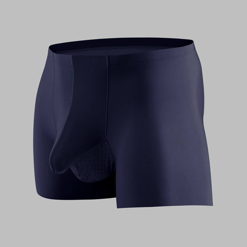 Men's Breathable Boxer Briefs with Pouch Support