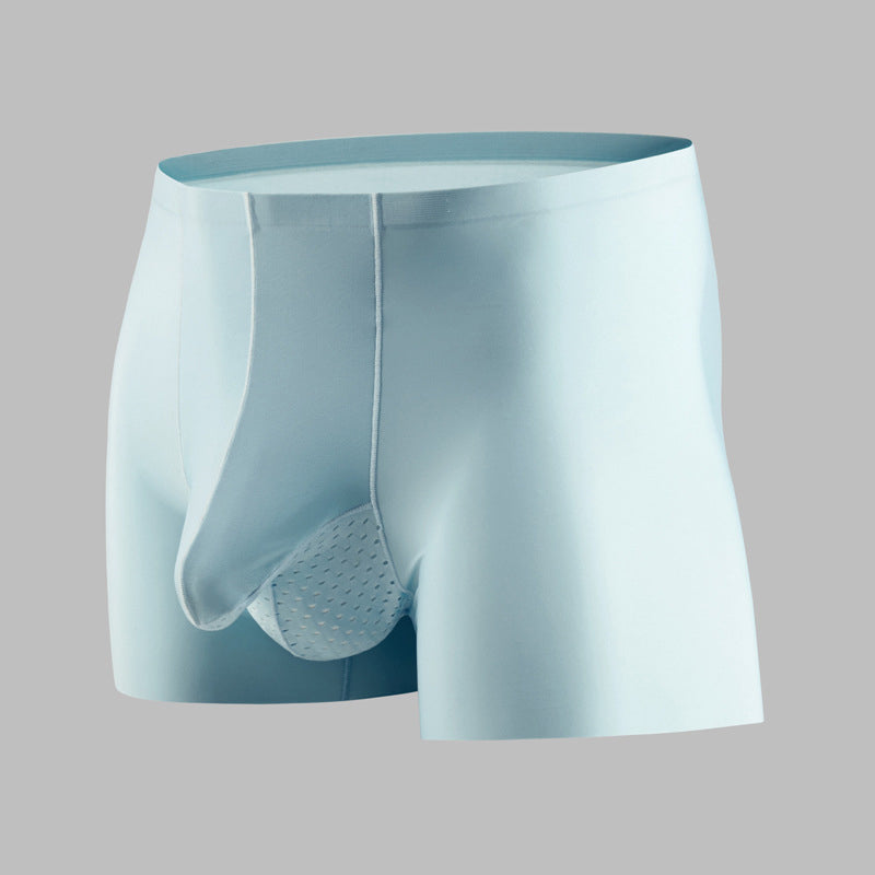 Men's Breathable Boxer Briefs with Pouch Support