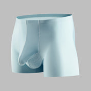 Men's Breathable Boxer Briefs with Pouch Support