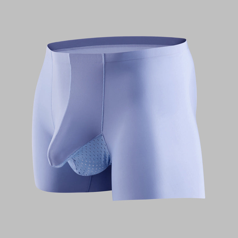 Men's Breathable Boxer Briefs with Pouch Support