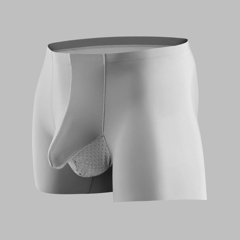 Men's Breathable Boxer Briefs with Pouch Support