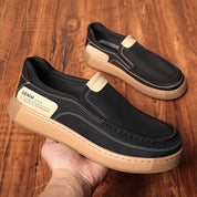 👑Men's Breathable Genuine Leather Elevator Loafers/Elegance & Comfort