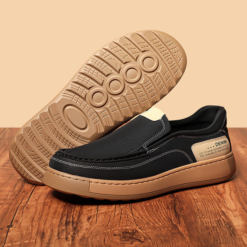 👑Men's Breathable Genuine Leather Elevator Loafers/Elegance & Comfort