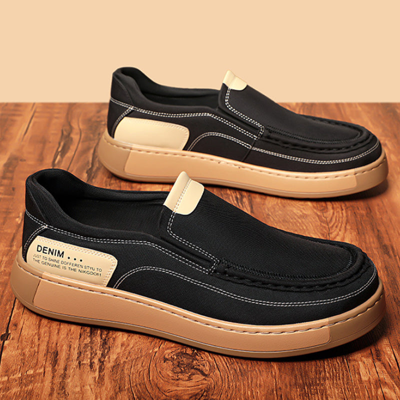 👑Men's Breathable Genuine Leather Elevator Loafers/Elegance & Comfort