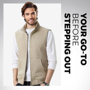 ✈️Free shipping and tax exemption💪Men's Solid Color Simple Casual Vest — 🔪Stab-Proof Design