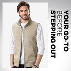 Men’s Solid Color Stab-Proof Vest Coat