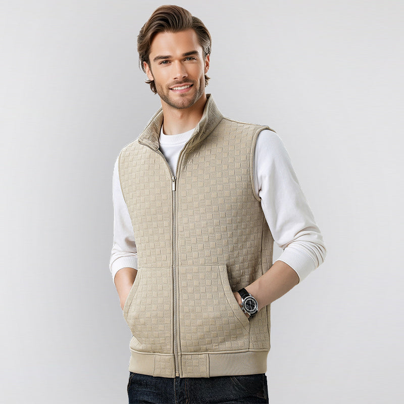 ✈️Free shipping and tax exemption💪Men's Solid Color Simple Casual Vest — 🔪Stab-Proof Design