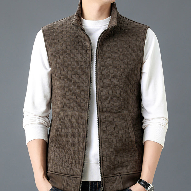 ✈️Free shipping and tax exemption💪Men's Solid Color Simple Casual Vest — 🔪Stab-Proof Design