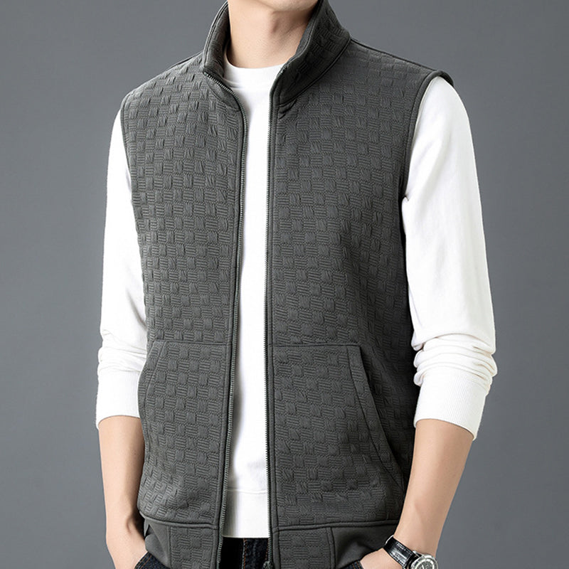 ✈️Free shipping and tax exemption💪Men's Solid Color Simple Casual Vest — 🔪Stab-Proof Design