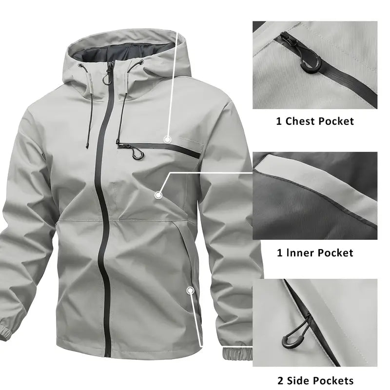 🔥LAST DAY SALE - 50%OFF⛰️Outdoor Sports Solid Color Jacket For Men and Women