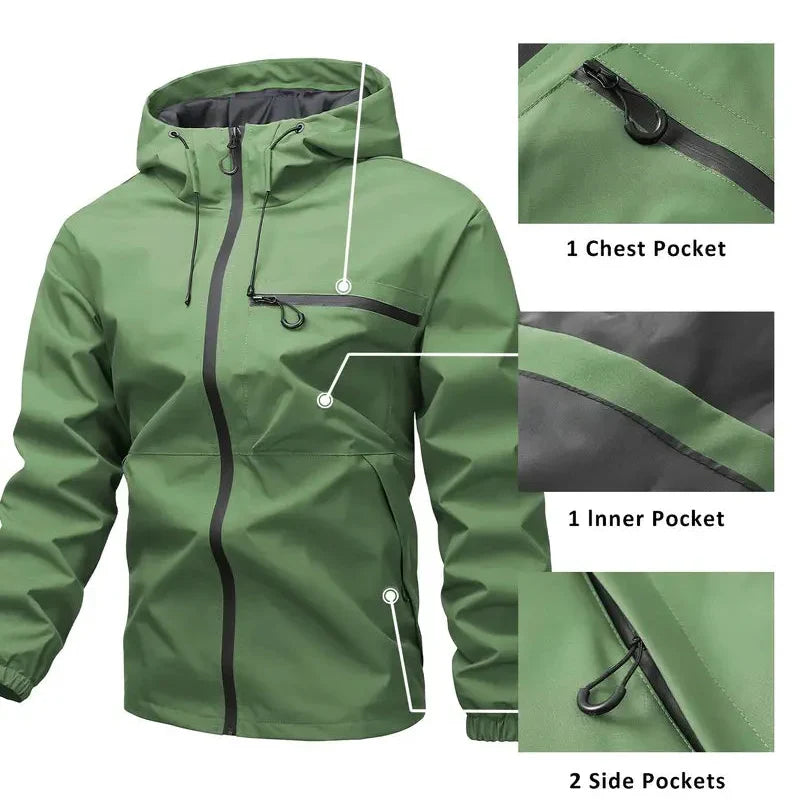 🔥LAST DAY SALE- 50% OFF⛰️3-in-1 Waterproof Men's Jacket