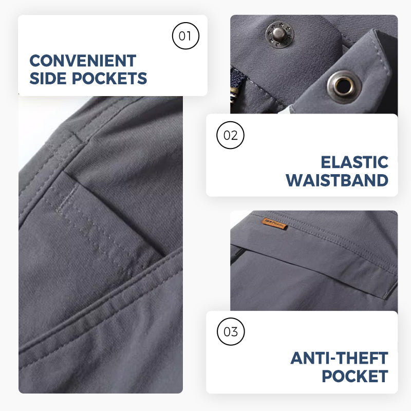💥Limited time only! Save $27🧗‍♂️Men's comfortable multi-pocket outdoor multi-functional pants