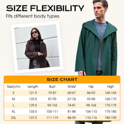 Solid-Color Hooded Robe Cloak