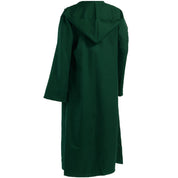 Solid-Color Hooded Robe Cloak