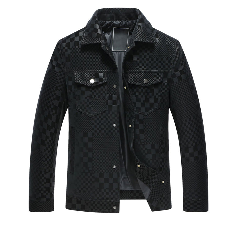 🔥Warm and Stylish🔥Men’s Cozy Plaid Pattern Jacket🧥