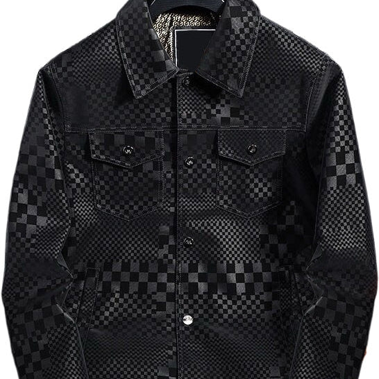 🔥Warm and Stylish🔥Men’s Cozy Plaid Pattern Jacket🧥