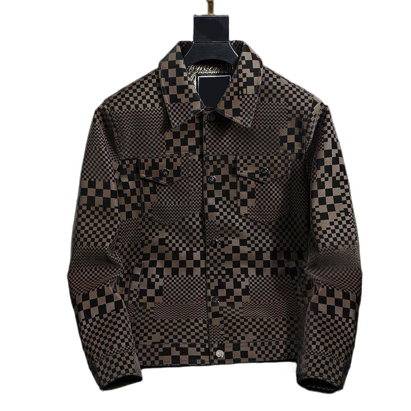 🔥Warm and Stylish🔥Men’s Cozy Plaid Pattern Jacket🧥