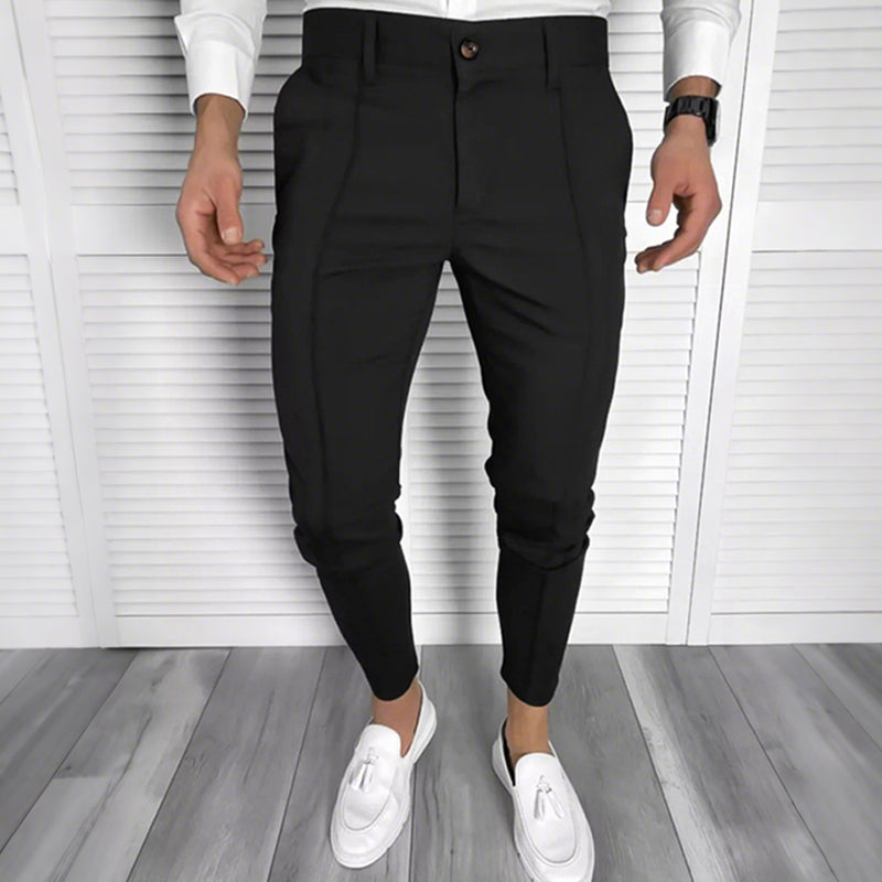 👑Men's Casual Solid Color High-end Dress Pants