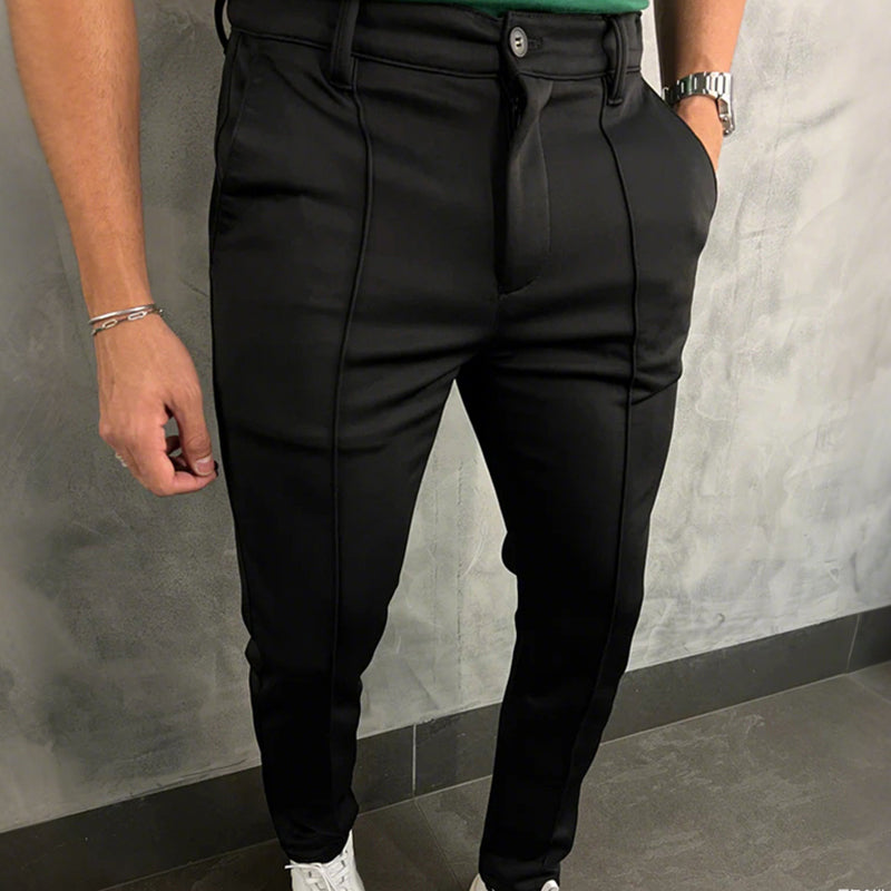 👑Men's Casual Solid Color High-end Dress Pants