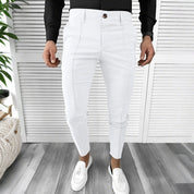👑Men's Casual Solid Color High-end Dress Pants