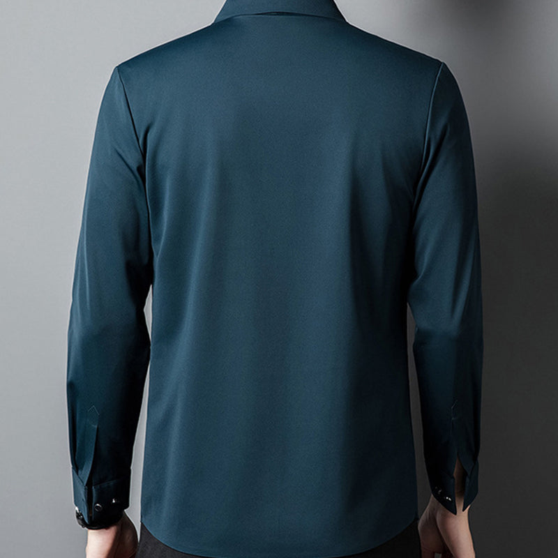 💖Men's Business Dragon Printed Long Sleeve Shirt