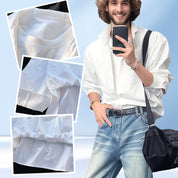 ✨New Arrivals✨Men's Fake Two-Piece Shirt - Deep V-neck stylish style🔥