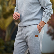 Fall/Winter Hot Sale🔥Men's Knit Jacquard Sweatshirt and Joggers Set