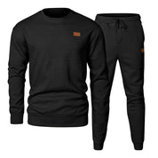 Fall/Winter Hot Sale🔥Men's Knit Jacquard Sweatshirt and Joggers Set