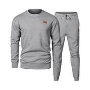 Fall/Winter Hot Sale🔥Men's Knit Jacquard Sweatshirt and Joggers Set