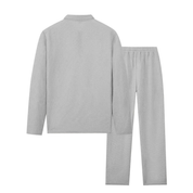 🌟Autumn Hot Sale🎉Men’s Waffle Knit Sweatshirt & Straight-Leg Pants Set