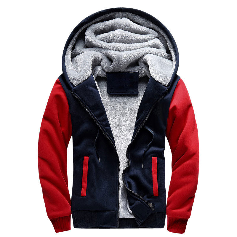 Men’s Classic Zip-up Fleeced Jacket