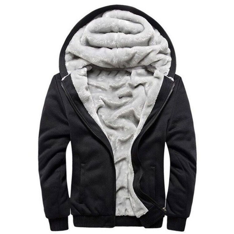 🔥Thickened & Dense Plush Lining🔥Men's Classic Warm Faux Fleece Jacket