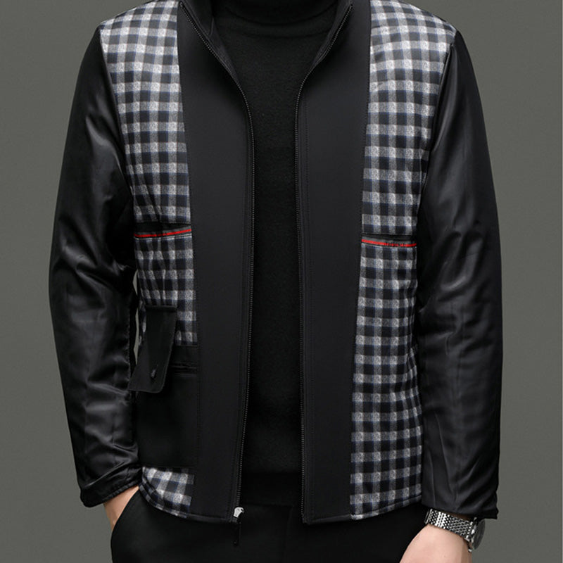 👑✨Men's Medium-Length Trench Coat with Detachable Inner