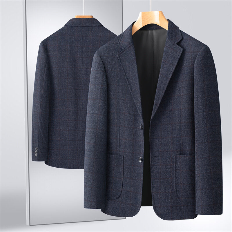 Advanced tailoring📏Men's Business Casual Checked Blazer