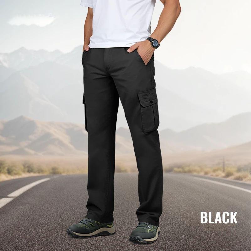 Men’s Outdoor Cargo Pants – Relaxed Fit & Functional Pockets