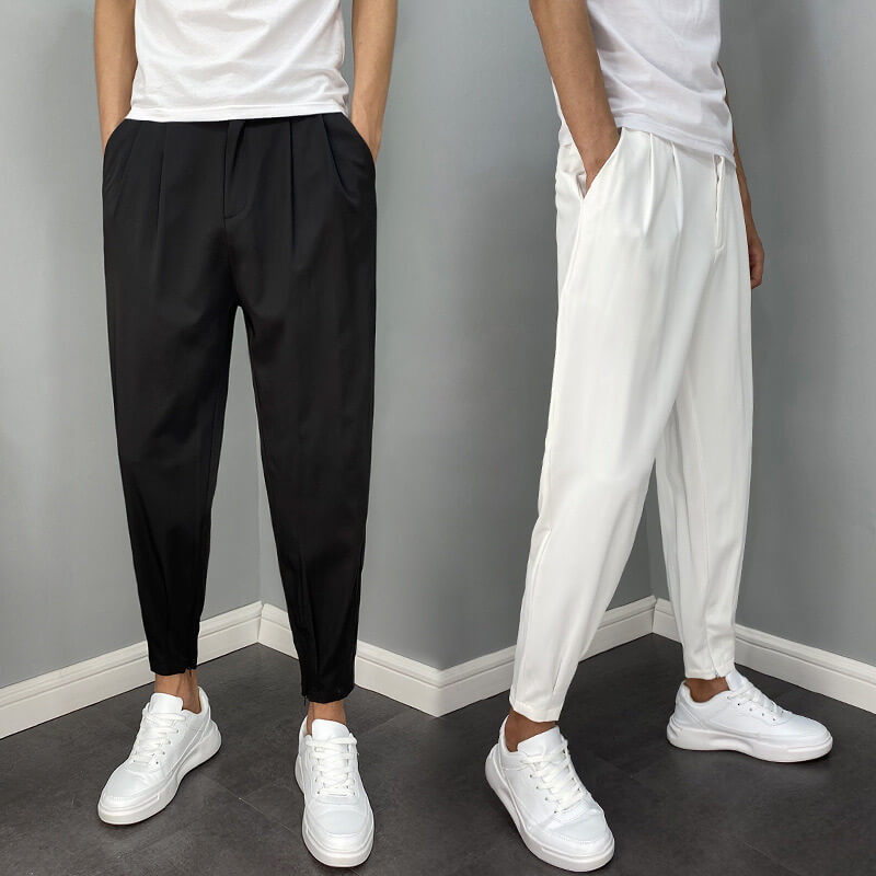 Men’s Solid Color Casual Harem Pants
