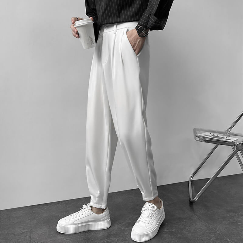 Men’s Solid Color Casual Harem Pants