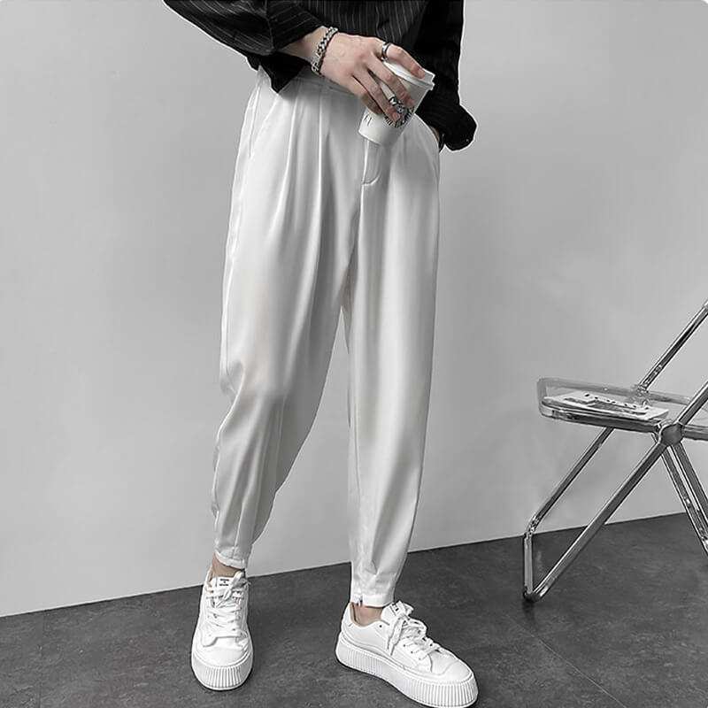 Men’s Solid Color Casual Harem Pants