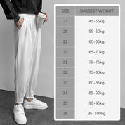 Men’s Solid Color Casual Harem Pants