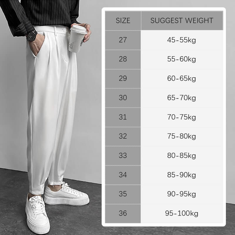 Men’s Solid Color Casual Harem Pants