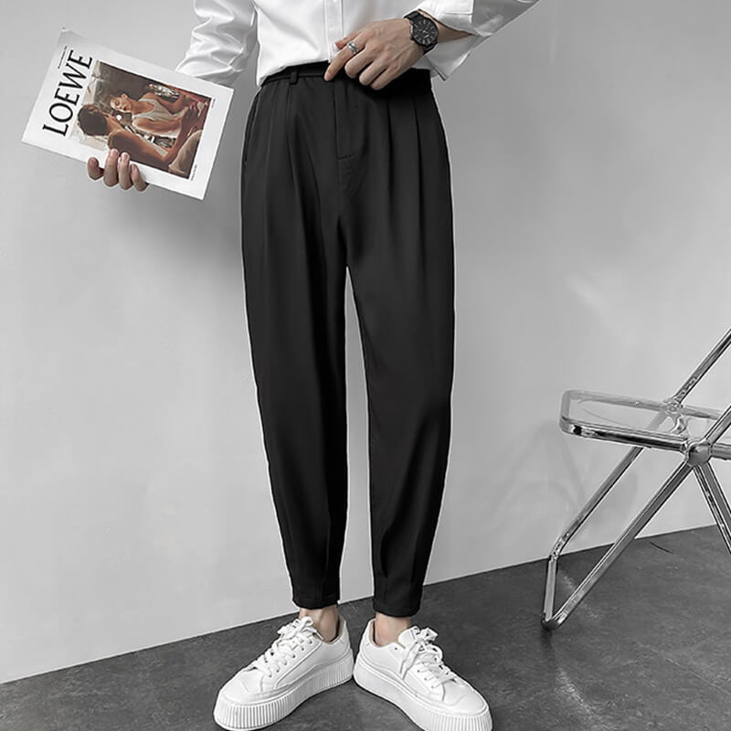 Men’s Solid Color Casual Harem Pants