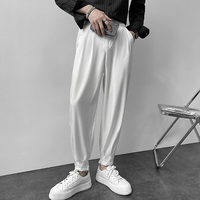 Men’s Solid Color Casual Harem Pants