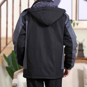Men’s Storm-Resistant Jacket with Detachable Hood