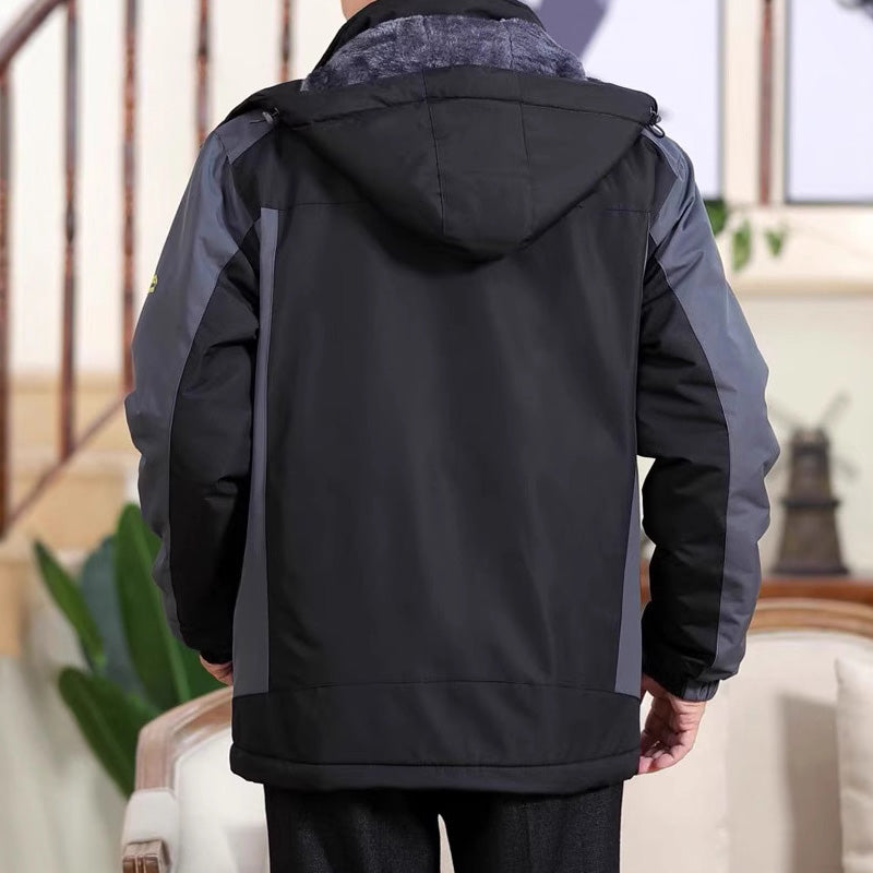 Men’s Storm-Resistant Jacket with Detachable Hood