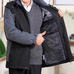Men’s Storm-Resistant Jacket with Detachable Hood